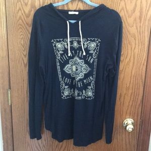 Live by the sun love by the moon hoodie